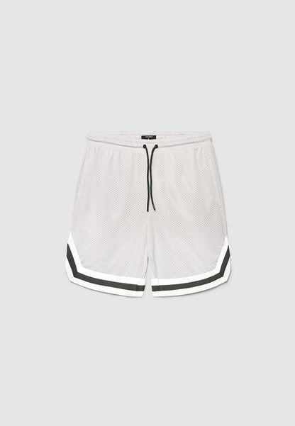 Men's Contrast Striped Basketball Shorts