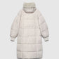 Women's Faux-Fur Trim Chevron Puffer Coat