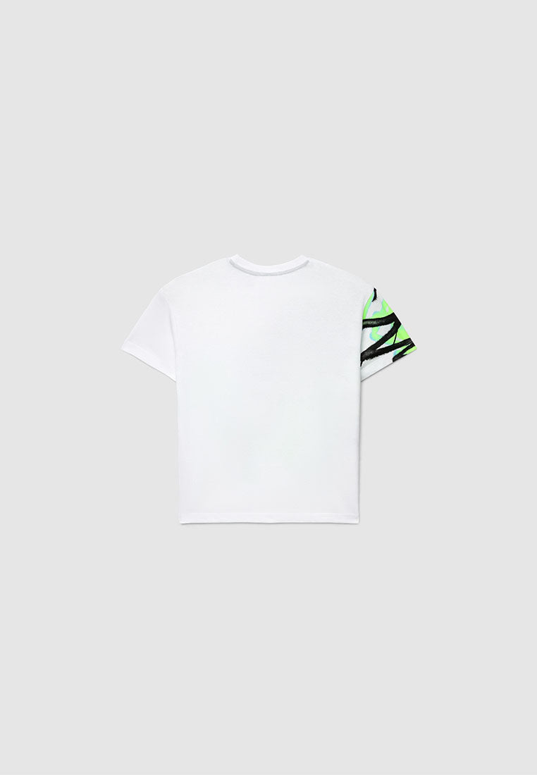Graffiti-style lettering T-shirt for Boys
