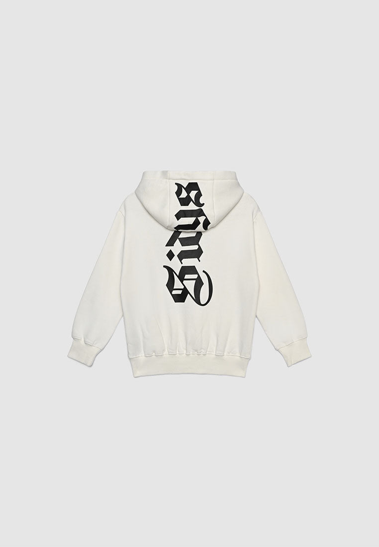Sideways Gothic Text Hoodie for Boys