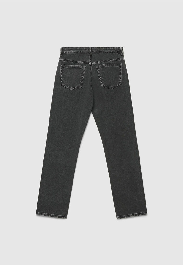 Men's Five-Pocket Straight Jeans Pants