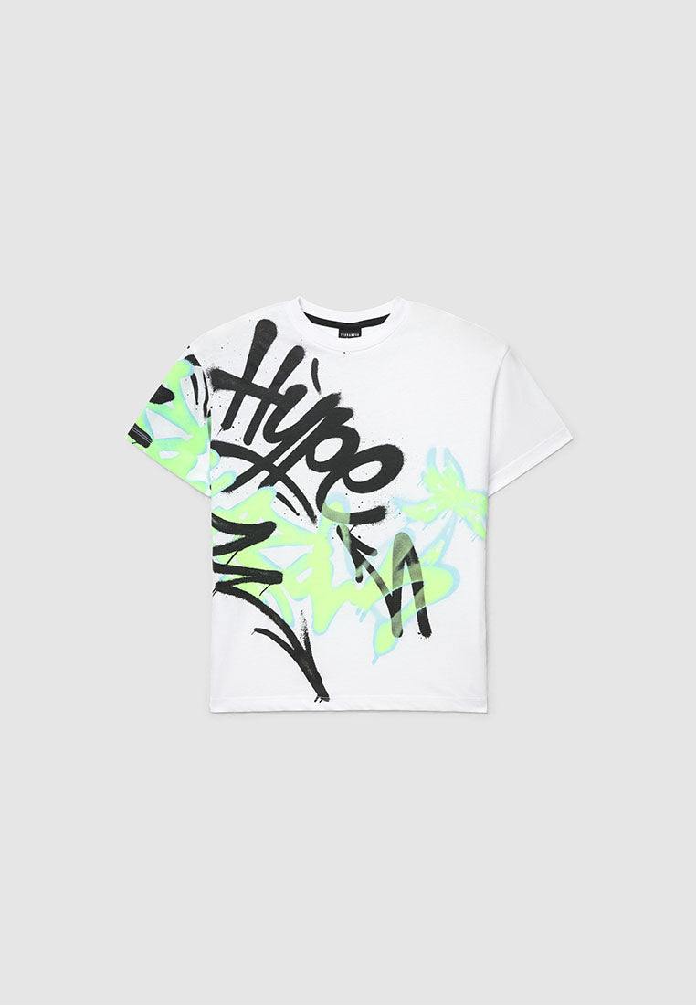 Graffiti-style lettering T-shirt for Boys