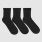 Women's Pack of 3 basic plain-coloured socks