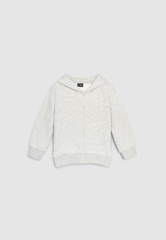 Classic Navy Blue Zip-Up Hoodie for Boys