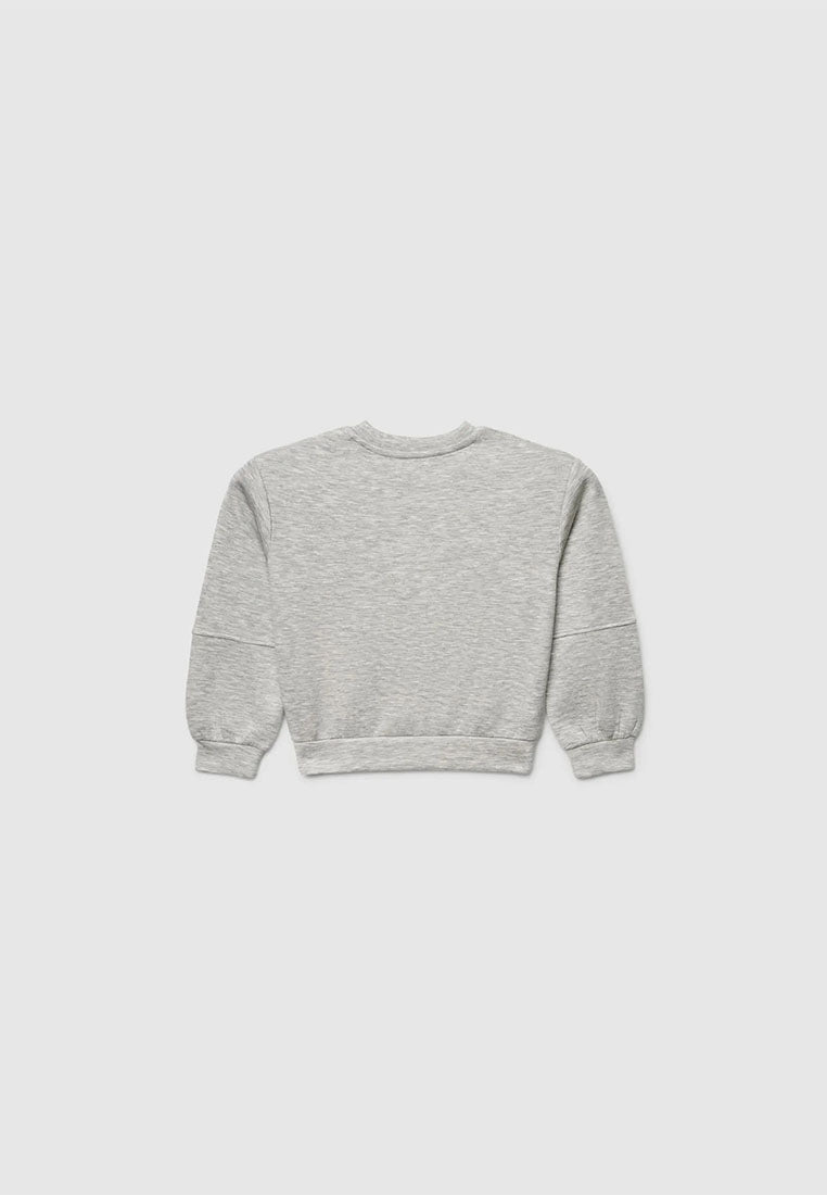 Cloud-Fleece Relaxed Pullover for Girls