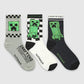 Pack of 3 children's socks with Minecraft® print for Boys