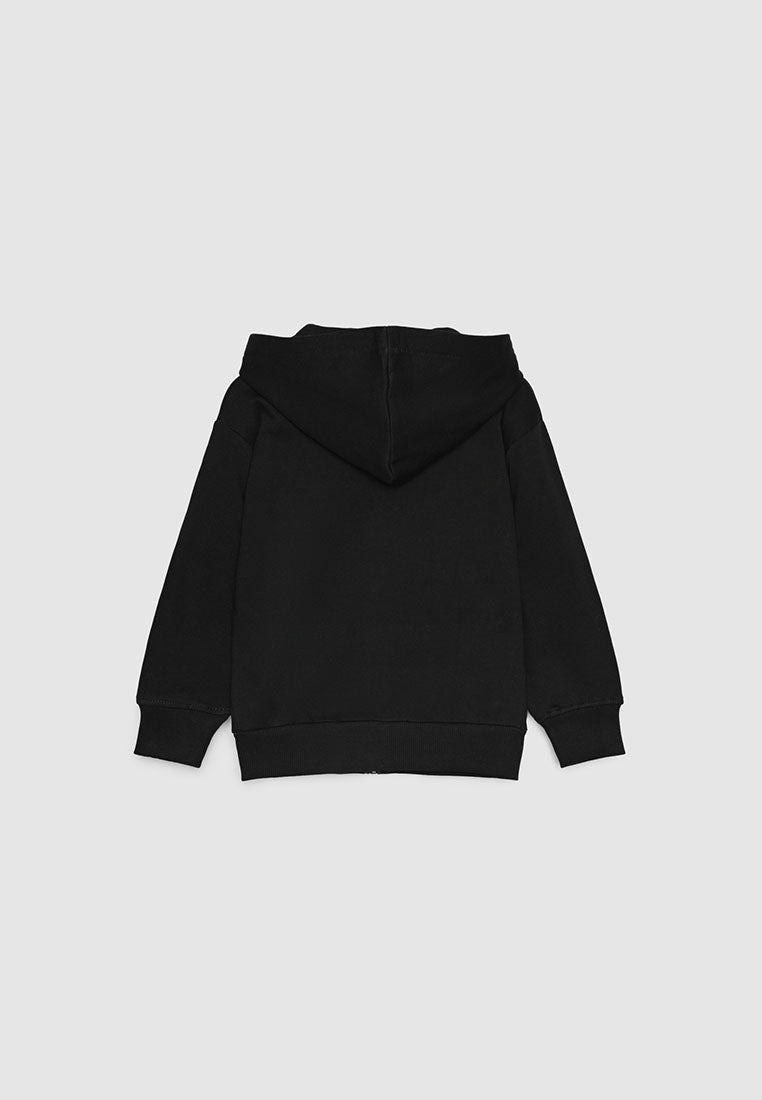 Classic Navy Blue Zip-Up Hoodie for Boys