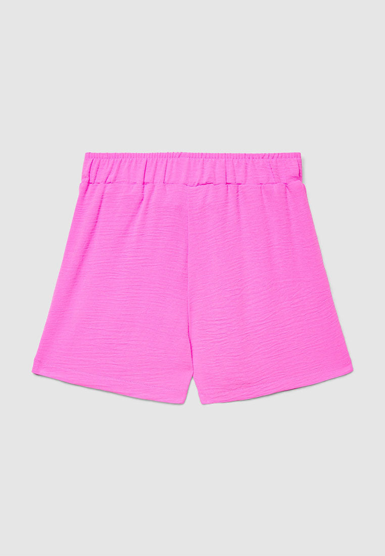 Bermuda Shorts with Bow Sash for Girls