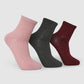 Women's Pack of 3 basic plain-coloured socks