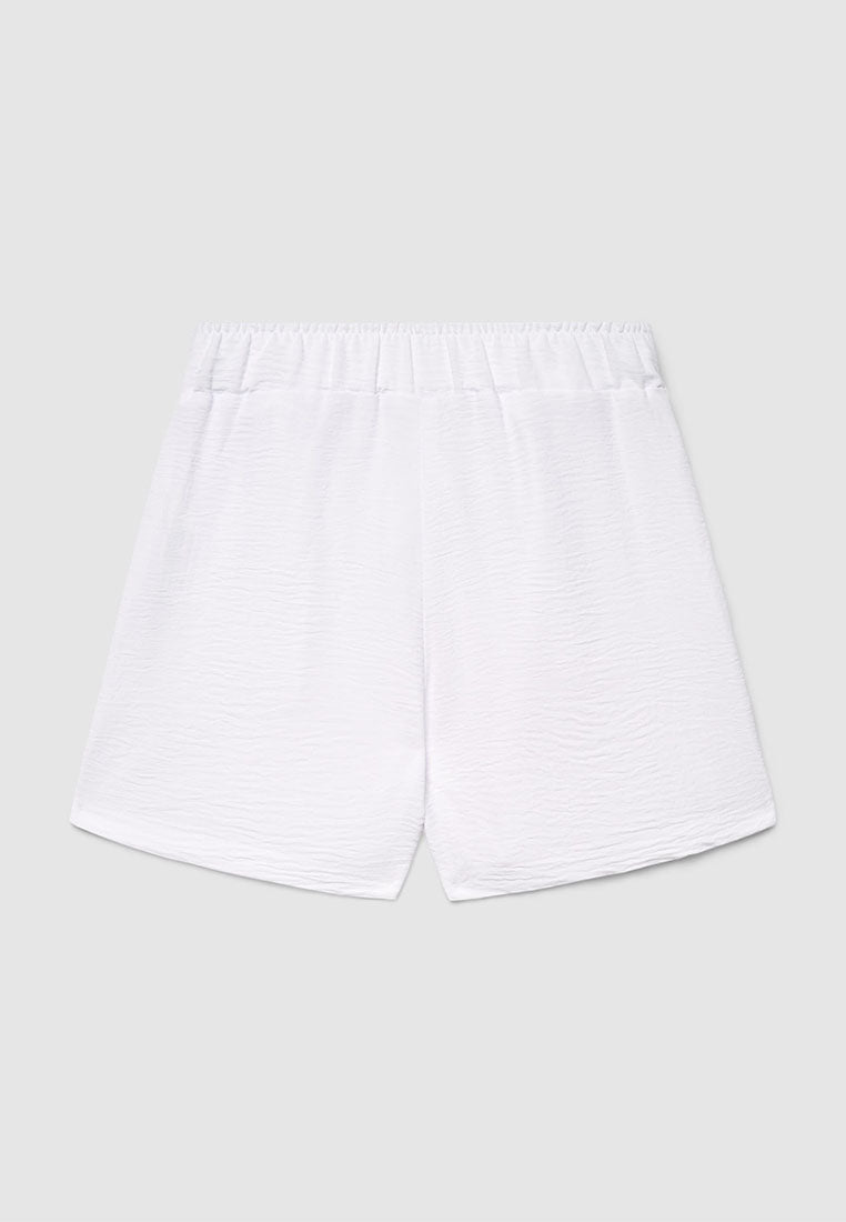 Bermuda Shorts with Bow Sash for Girls