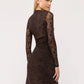 Women's Floral Print Ruffle Bodycon Dress