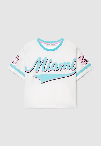 Printed Short Sleeve T-Shirt for Girls