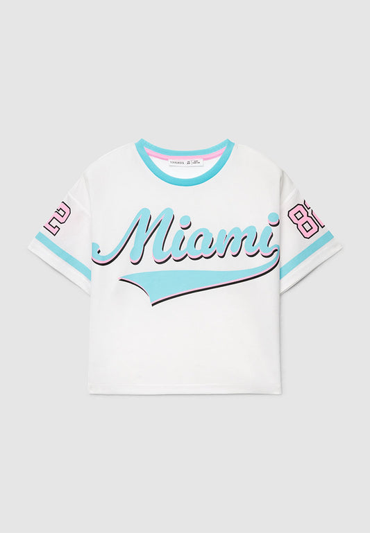 Printed Short Sleeve T-Shirt for Girls