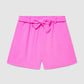 Bermuda Shorts with Bow Sash for Girls
