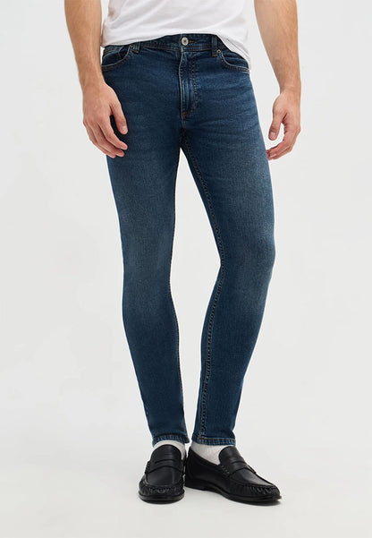Men's Five-Pocket Skinny Jeans