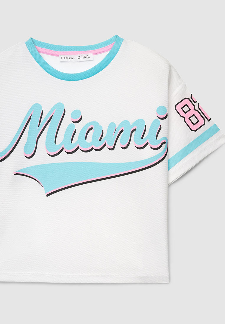 Printed Short Sleeve T-Shirt for Girls