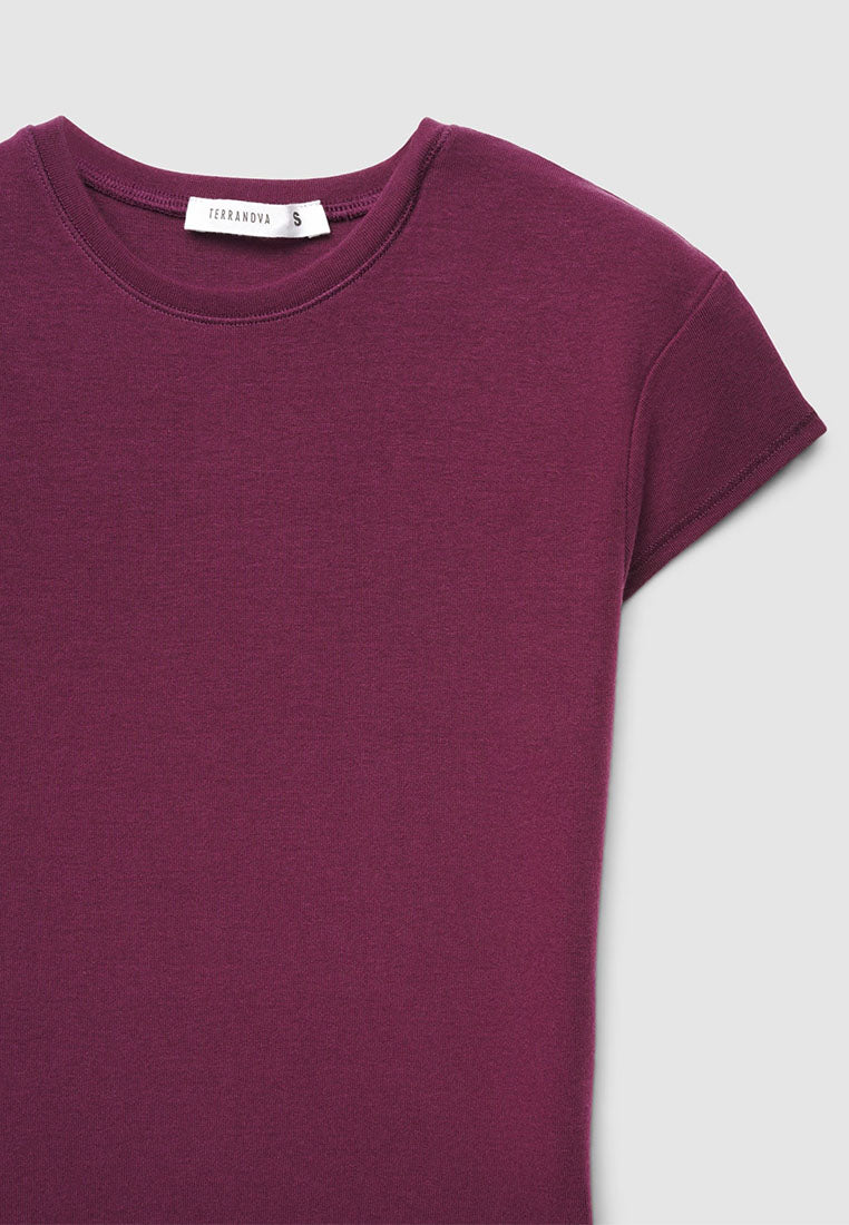 Women's Plain Fitted T-shirt