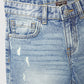 Ripped Denim Shorts for Boys