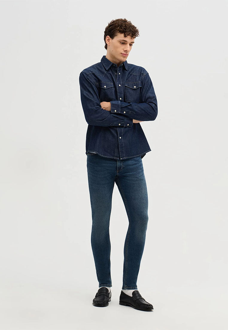 Men's Five-Pocket Skinny Jeans