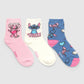 Pack of 3 socks with Stitch® print for Girls