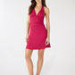 Women's V-neck Halter Mini Dress