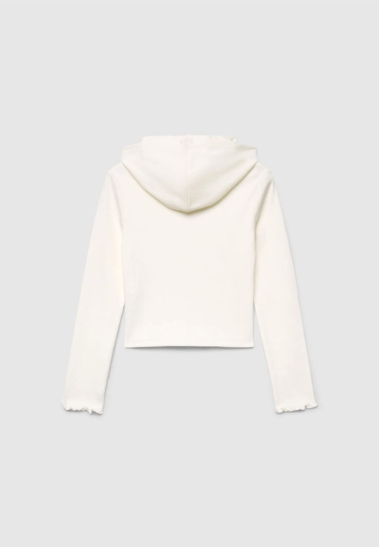 Manhattan Varsity Cropped Hoodie for Girls