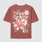 Women's Tropical Print Short Sleeved T-shirt