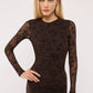 Women's Floral Print Ruffle Bodycon Dress