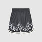 Flame Mesh Shorts for Boys