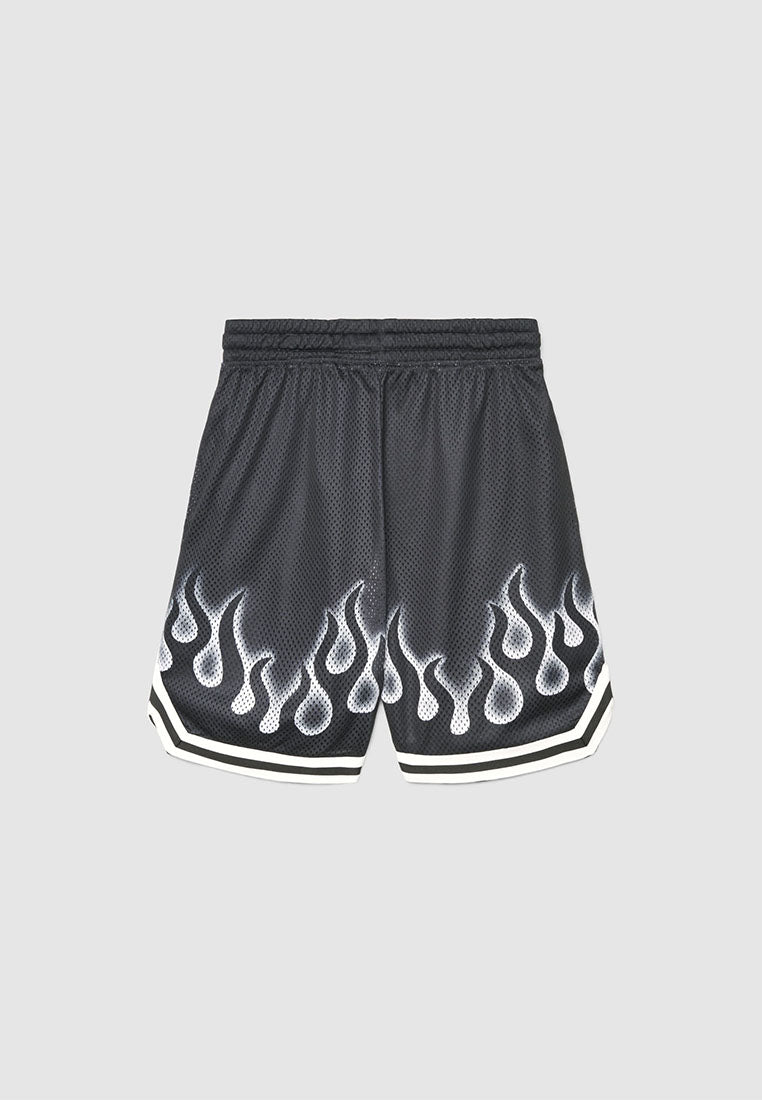 Flame Mesh Shorts for Boys