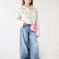 Rhinestone-Studded Denim Jacket for Girls