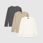 Pack of 3 Daily Basics Long-Sleeve Tee for Boys