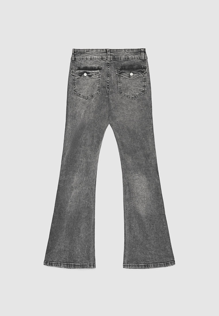 Women's Faded Bootcut Jeans