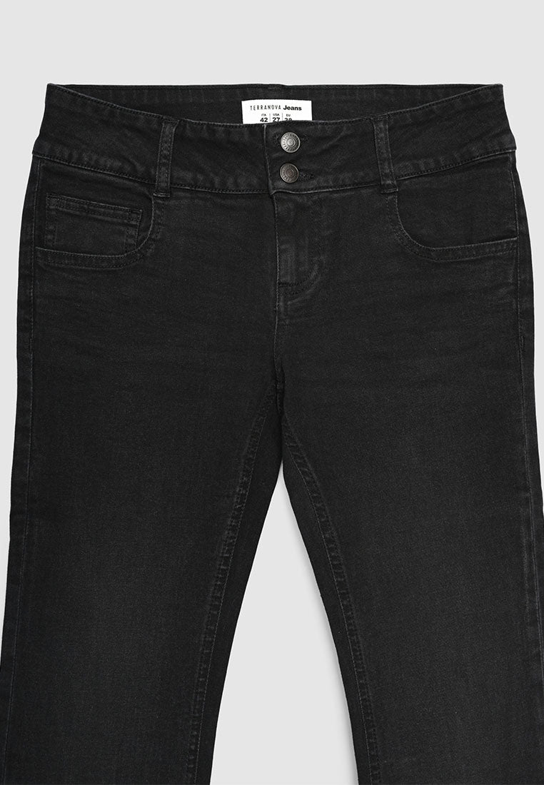 Women's Ultra Low-rise Flared Jeans