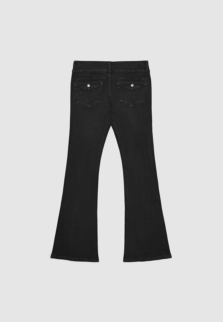 Women's Ultra Low-rise Flared Jeans