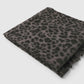 Women's Animal print pashmina with fringes