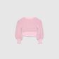 Fluffy Cropped Sweater for Girls