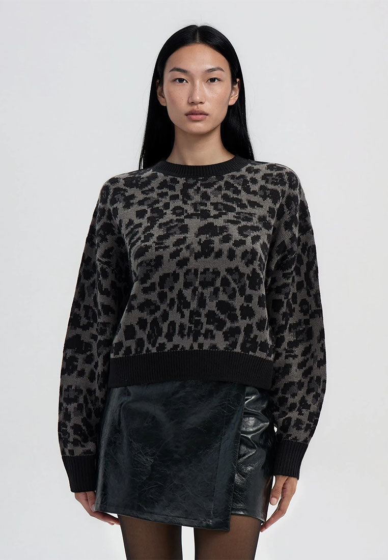 Women's Wide-leg Animalier Sweater