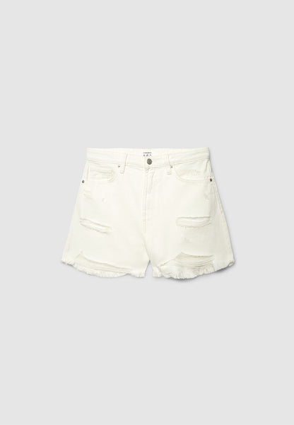 Women's Ripped Denim Shorts