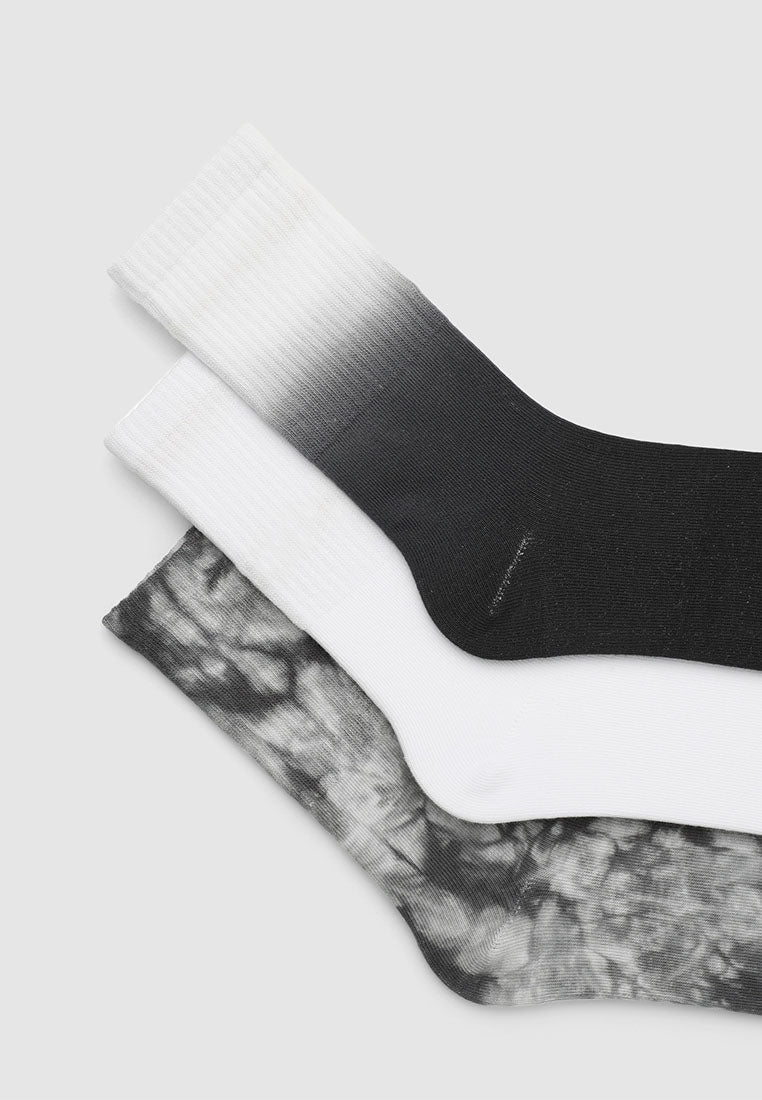 Women's Pack of 3 urban socks with prints