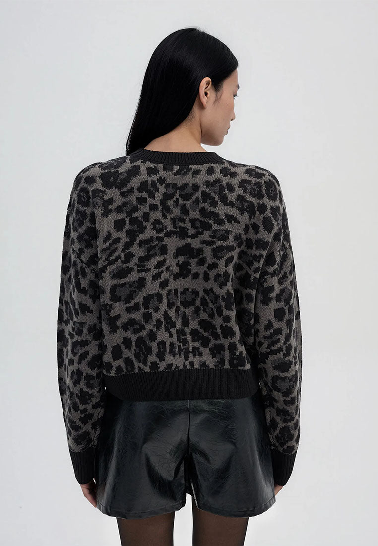 Women's Wide-leg Animalier Sweater