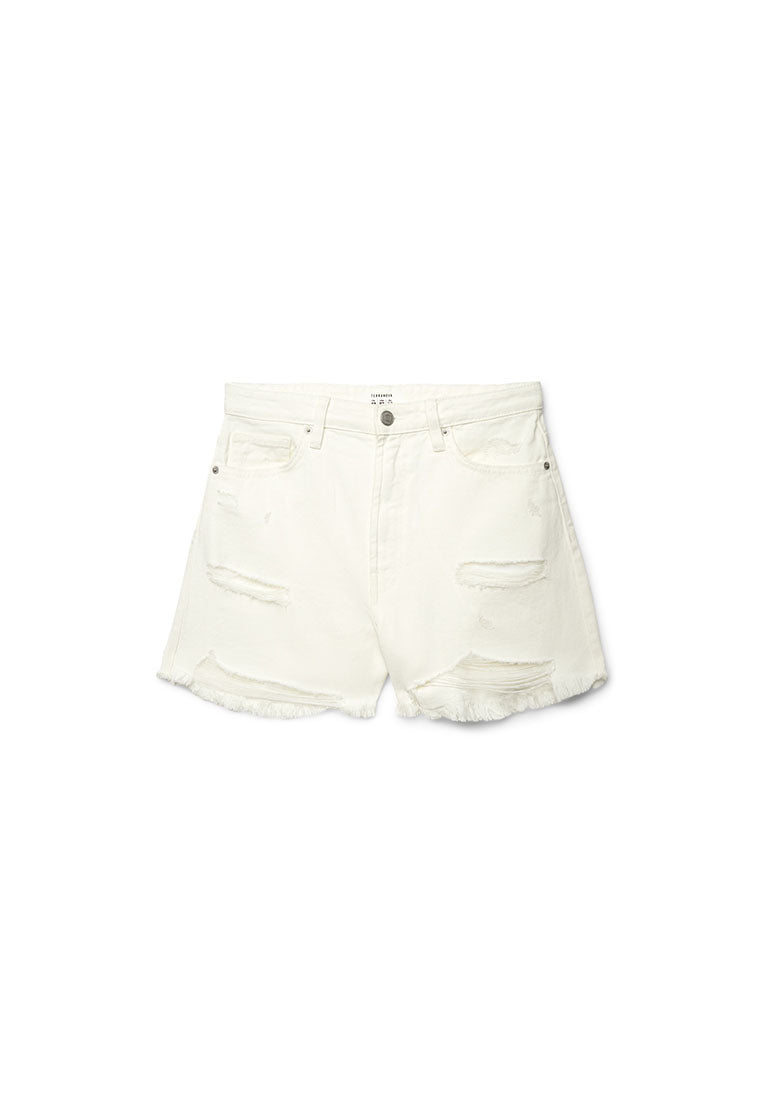 Women's Ripped Denim Shorts
