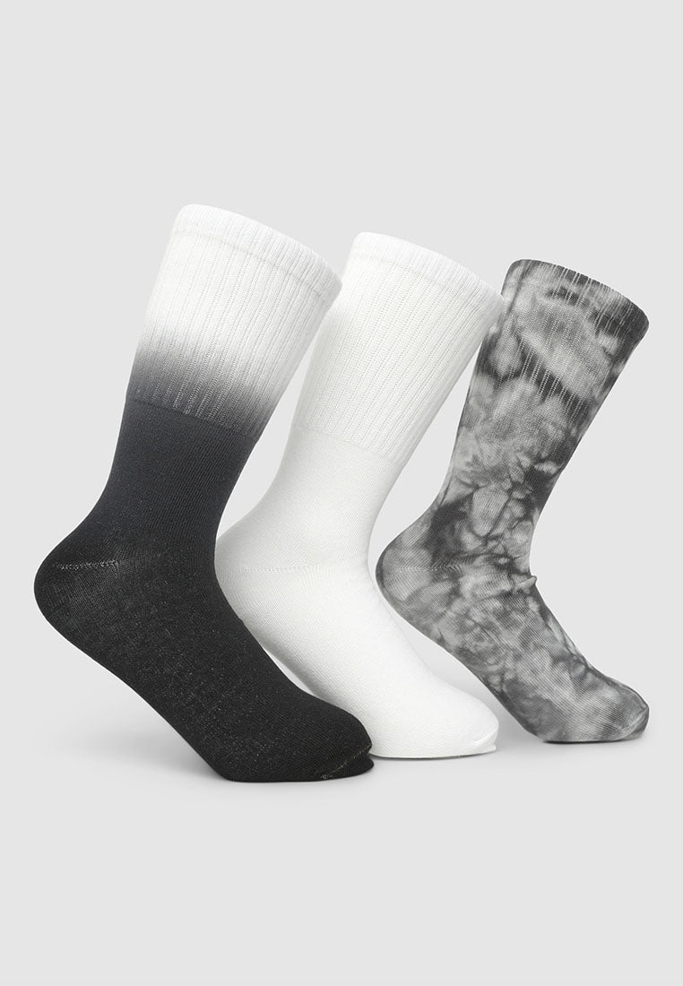 Women's Pack of 3 urban socks with prints