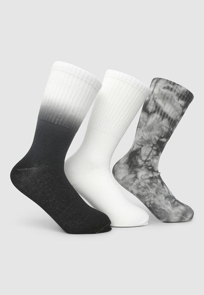 Women's Pack of 3 urban socks with prints