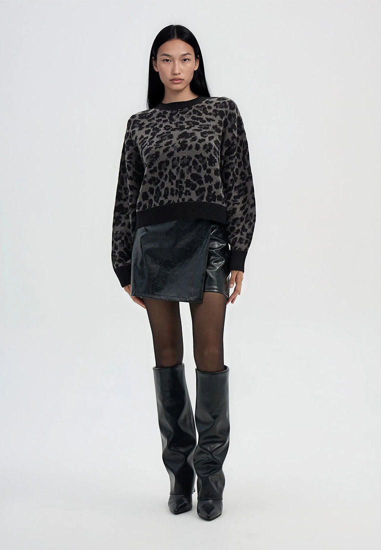 Women's Wide-leg Animalier Sweater
