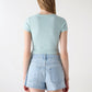 Women's Ribbed Shell Graphic Tee