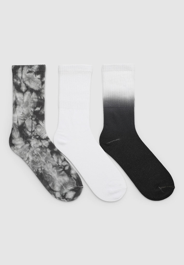 Women's Pack of 3 urban socks with prints