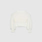 Fluffy Cropped Sweater for Girls