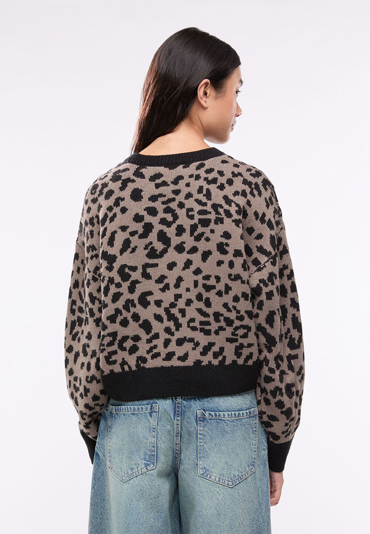 Women's Wide-leg Animalier Sweater