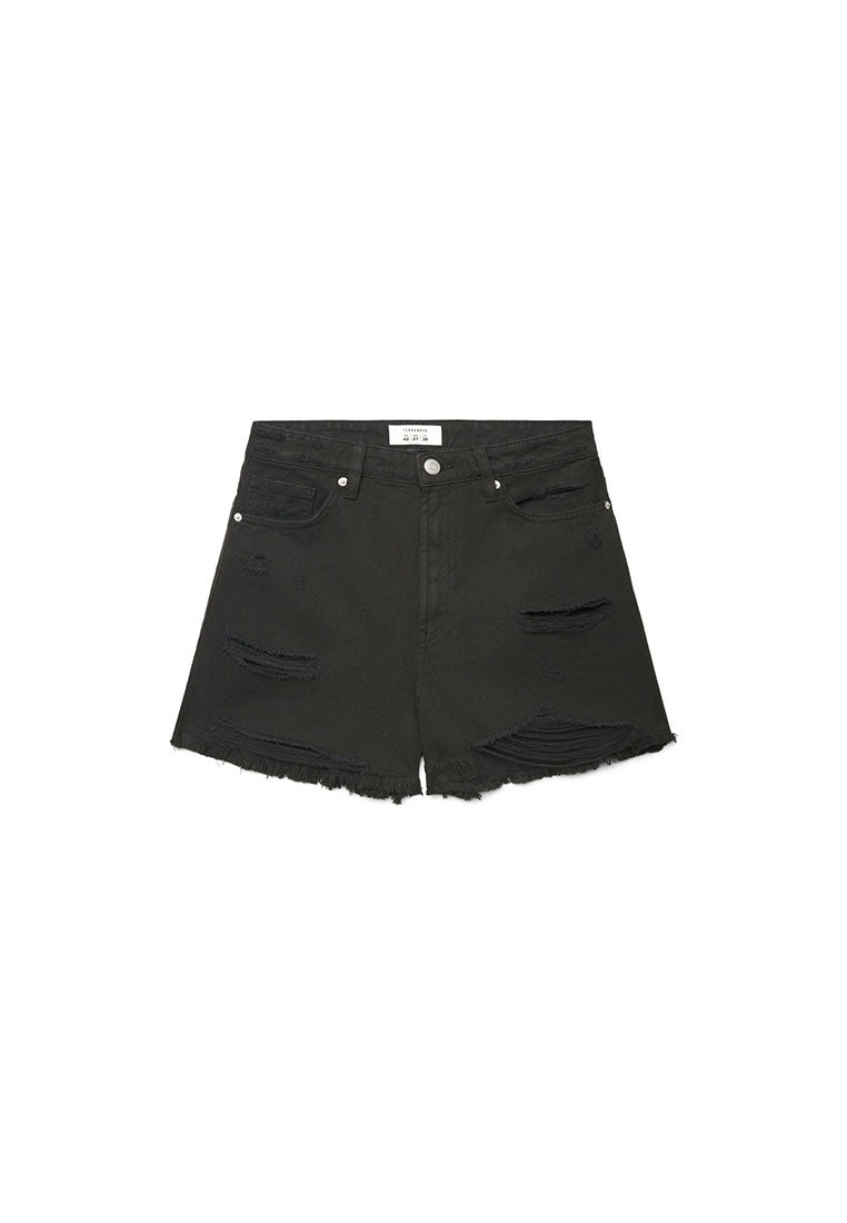 Women's Ripped Denim Shorts